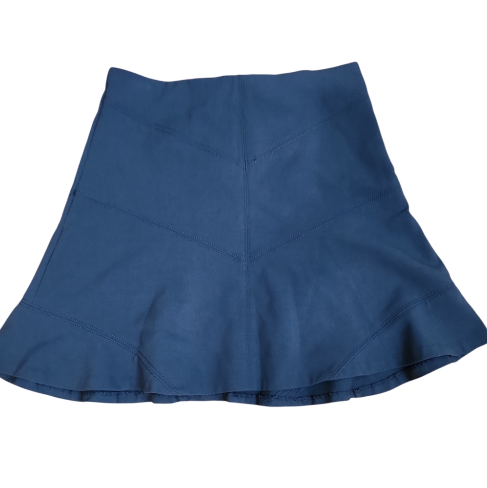 Nwt LOFT teal trumpet skirt sz 0 office career